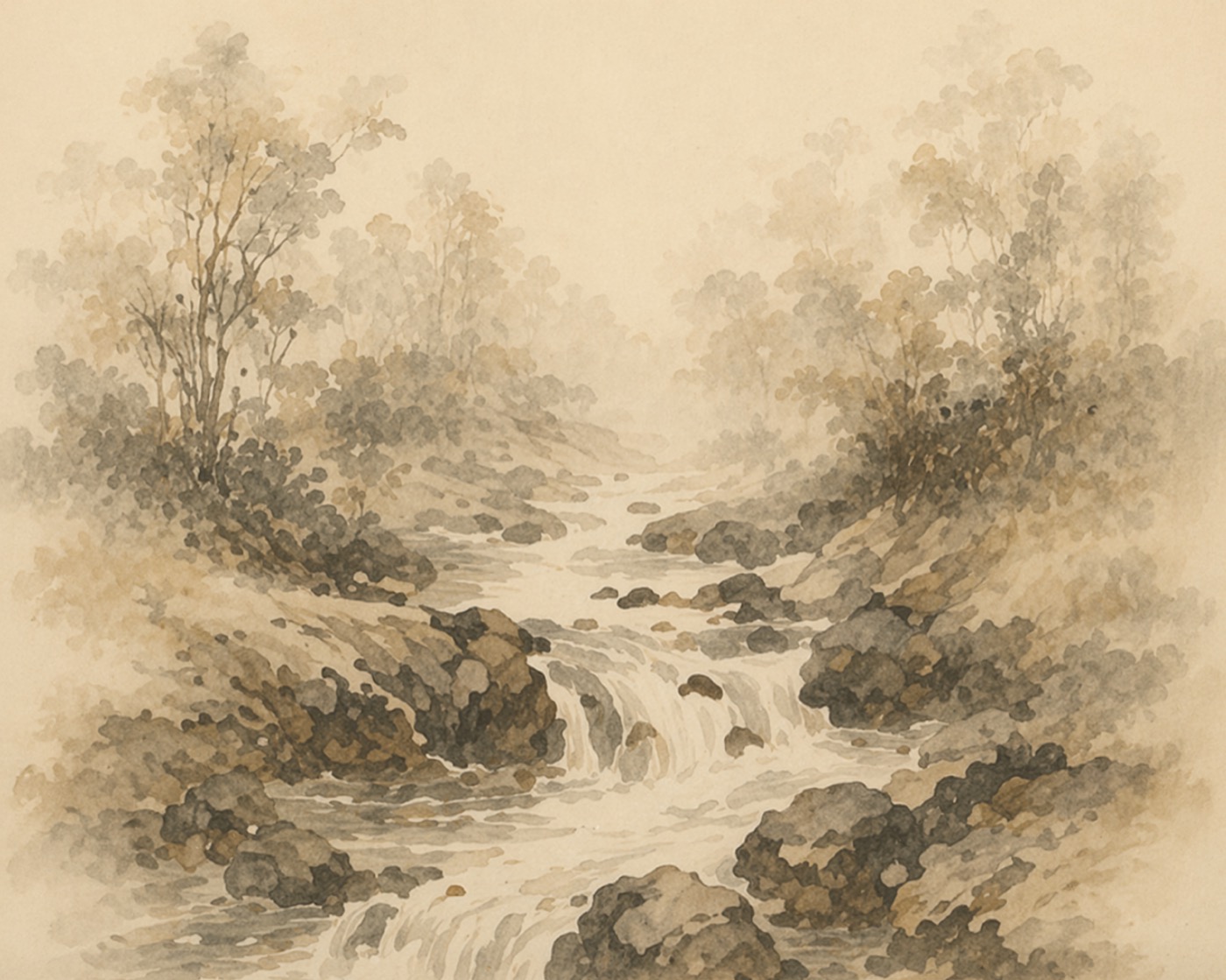 Approach landscape artwork